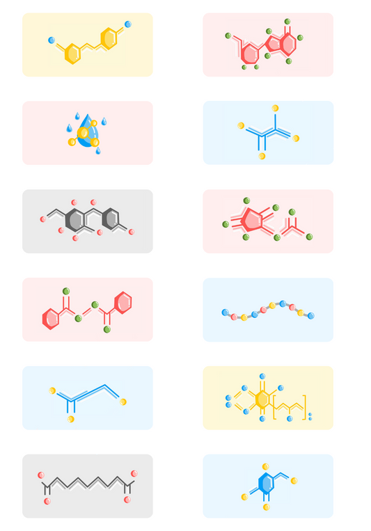 Active Ingredient Chemistry Sticker Sheet